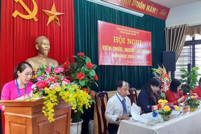 Ảnh Hội nghị viên chức năm học 2022-2023