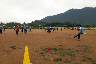 Hình ảnh các câu lạc bộ thể thao tham gia luyện tập