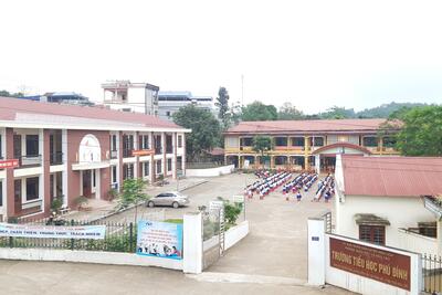 Tiêu chuẩn 3 - Tiêu chí 3.1 - Hình ảnh cổng trường, biển tên trường và tường bao quanh